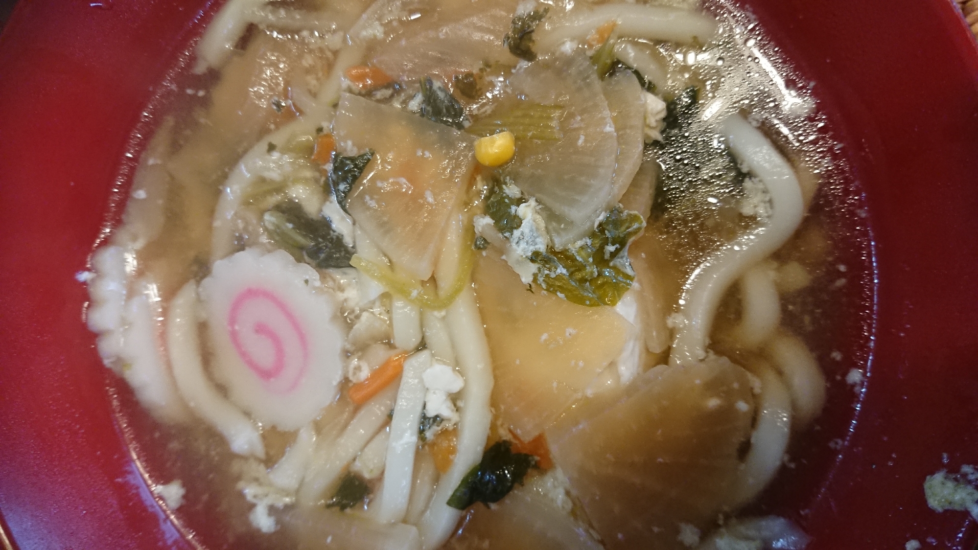 大根の野菜うどん