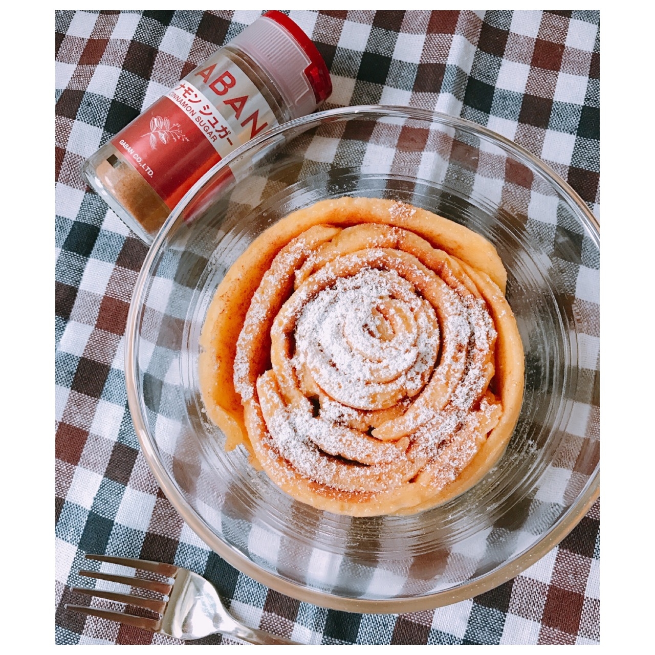 ホットケーキミックスで簡単！シナモンロール♪