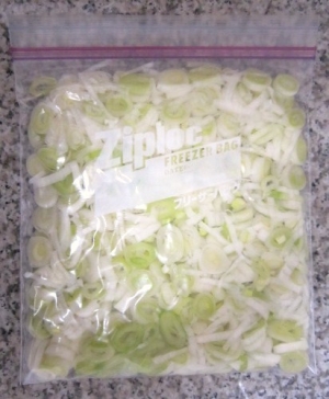 刻みネギ(長ネギ)冷凍保存