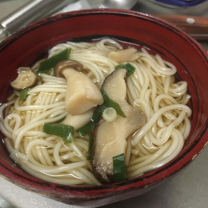 美味しい　昼は冷たく、夜はにゅうめんで　御馳走様