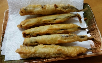 オスのシシャモを豪華に変身させましょ v レシピ 作り方 By 4045g 楽天レシピ