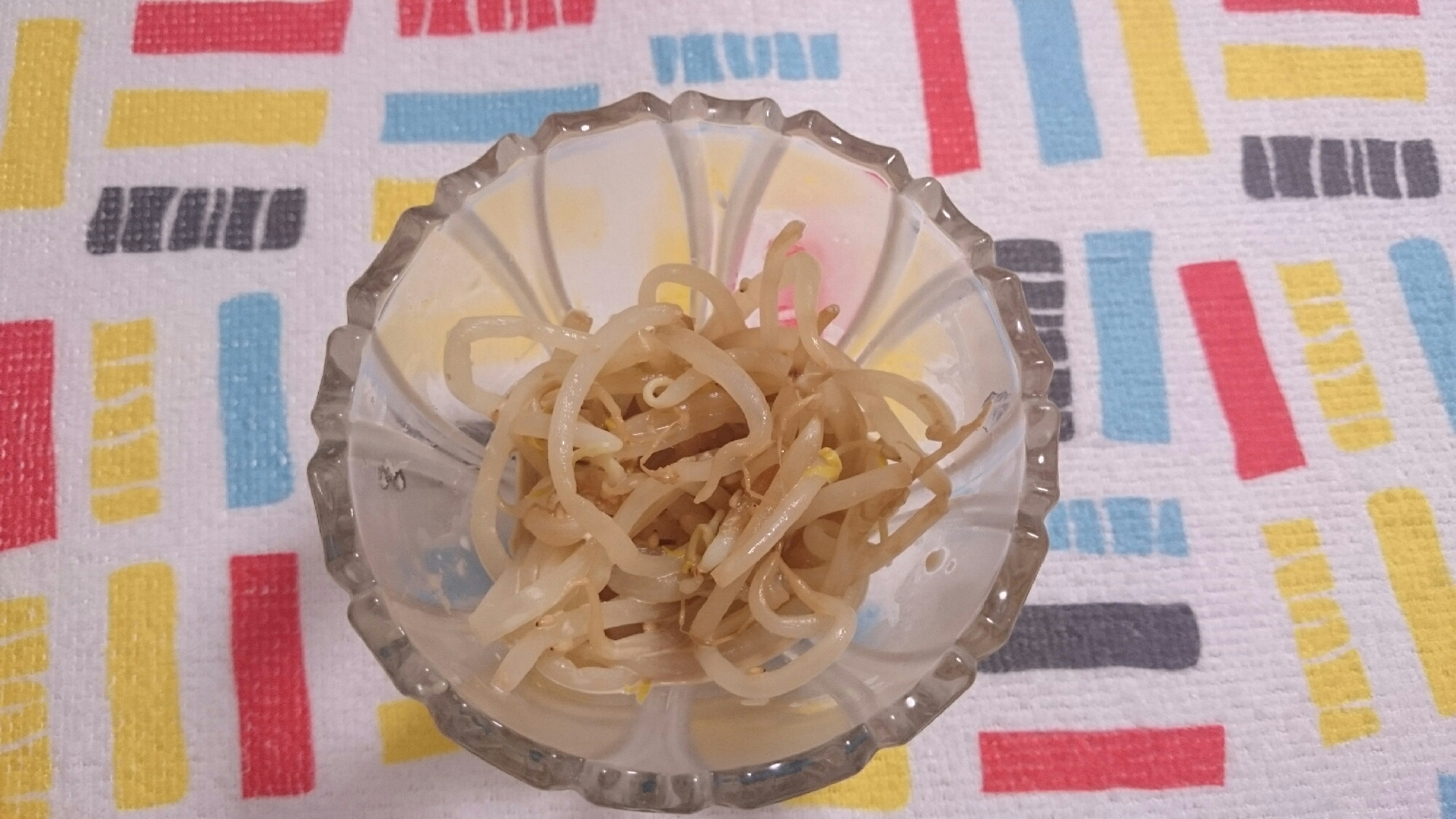 レンジで簡単！マヨポンもやし★