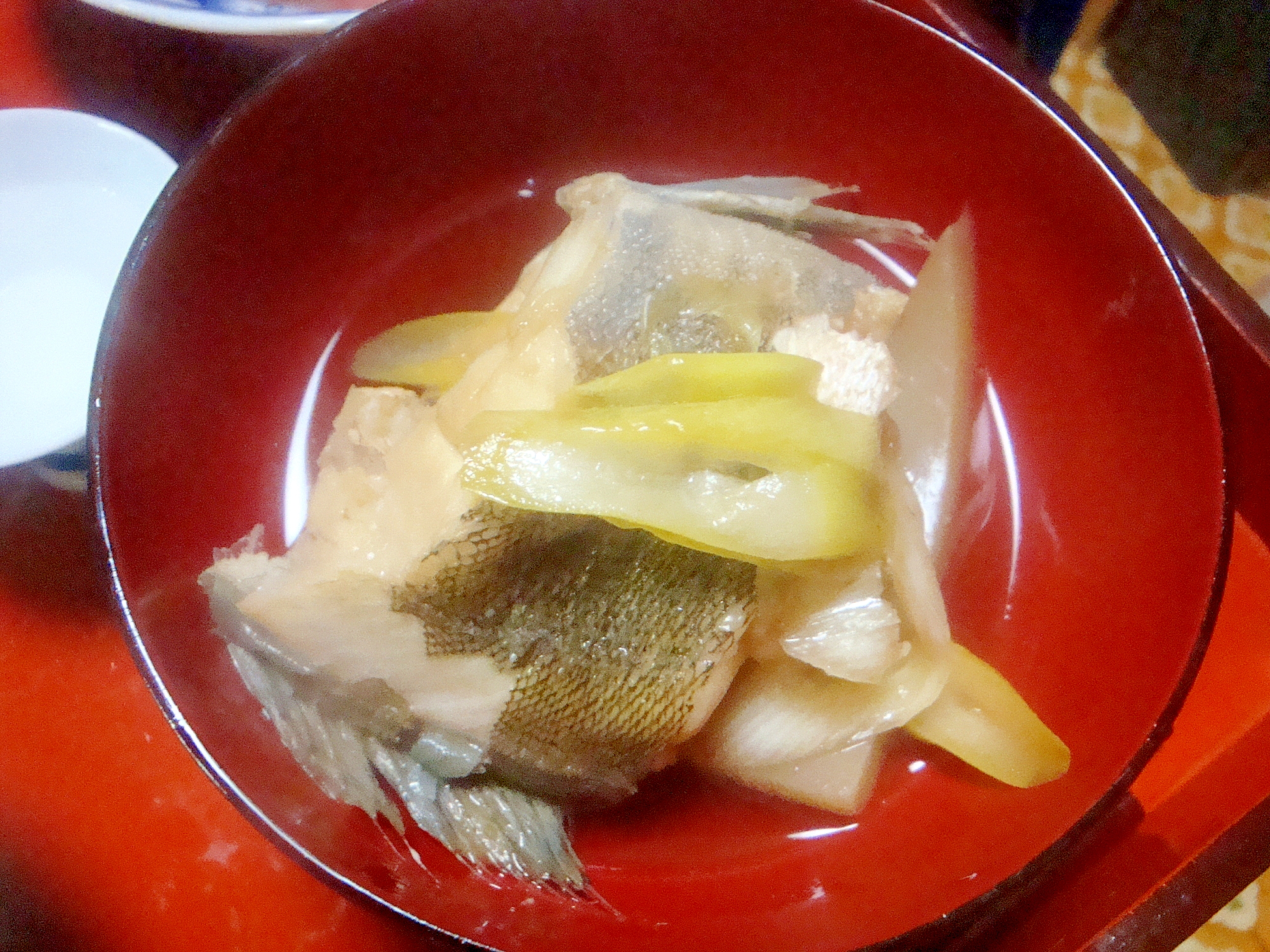 お吸い物　魚のお吸い　お正月や年越しに