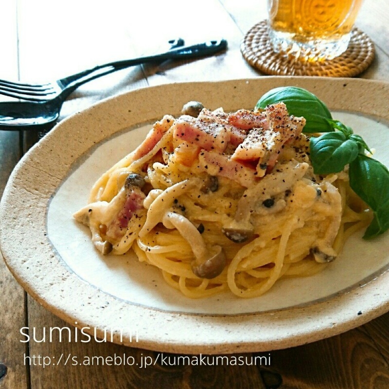 簡単濃厚!豆乳カルボナーラ