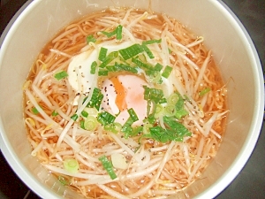 失敗なし！月見チキンラーメン