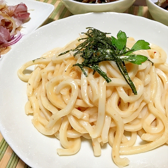 ありがとレトルト　焼きたらこうどん