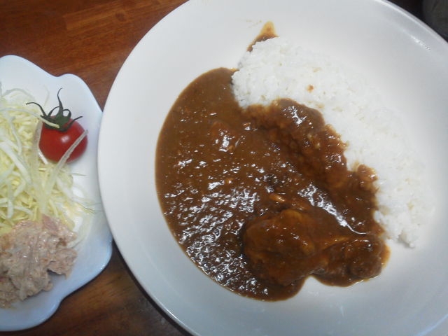 とうちゃんのすりおろしチキンカレー