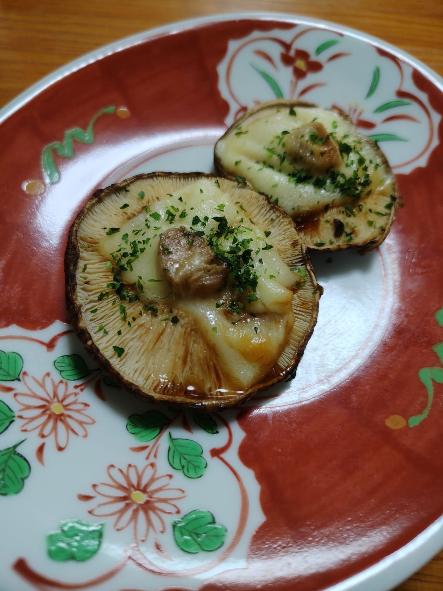 トースターdeしいたけのチーズ焼き☆