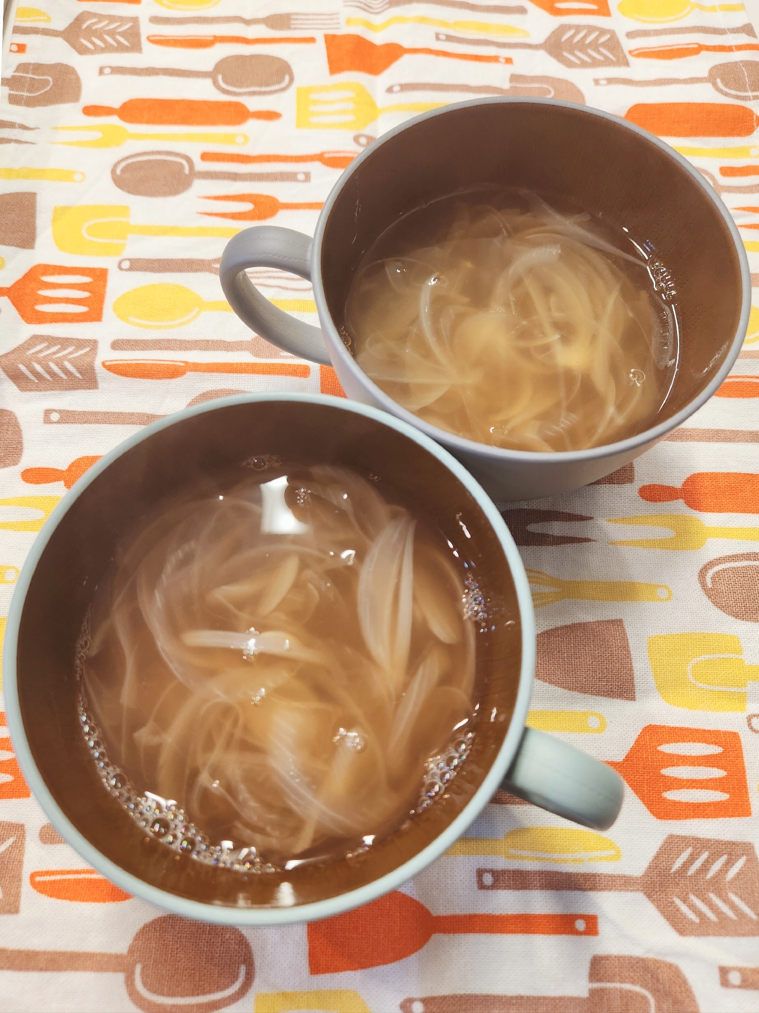 【汁物】新玉ねぎのツナ出汁スープ
