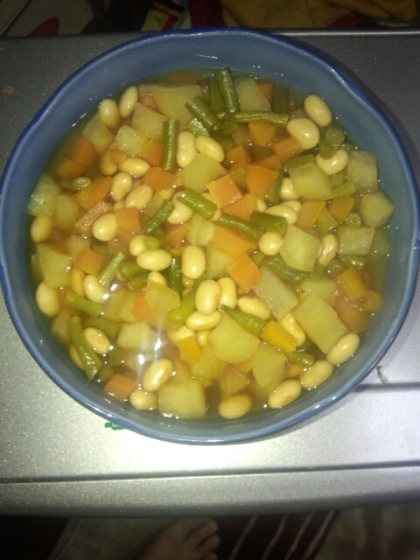豆と野菜の含め煮