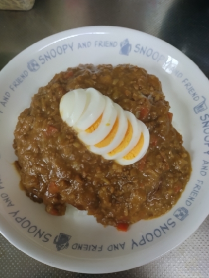 えのき入りキーマカレー