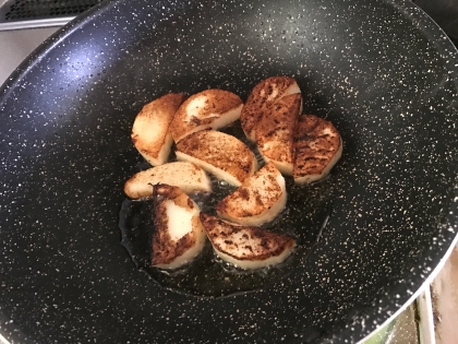 うちのおかず  焼きとろろ芋