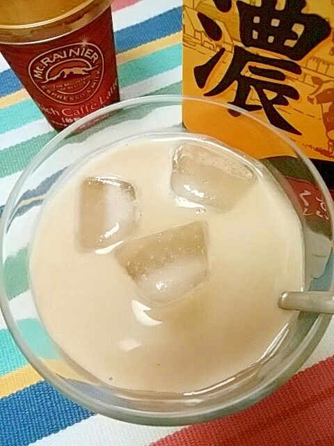 アイス☆濃厚きなこカフェラテ♪