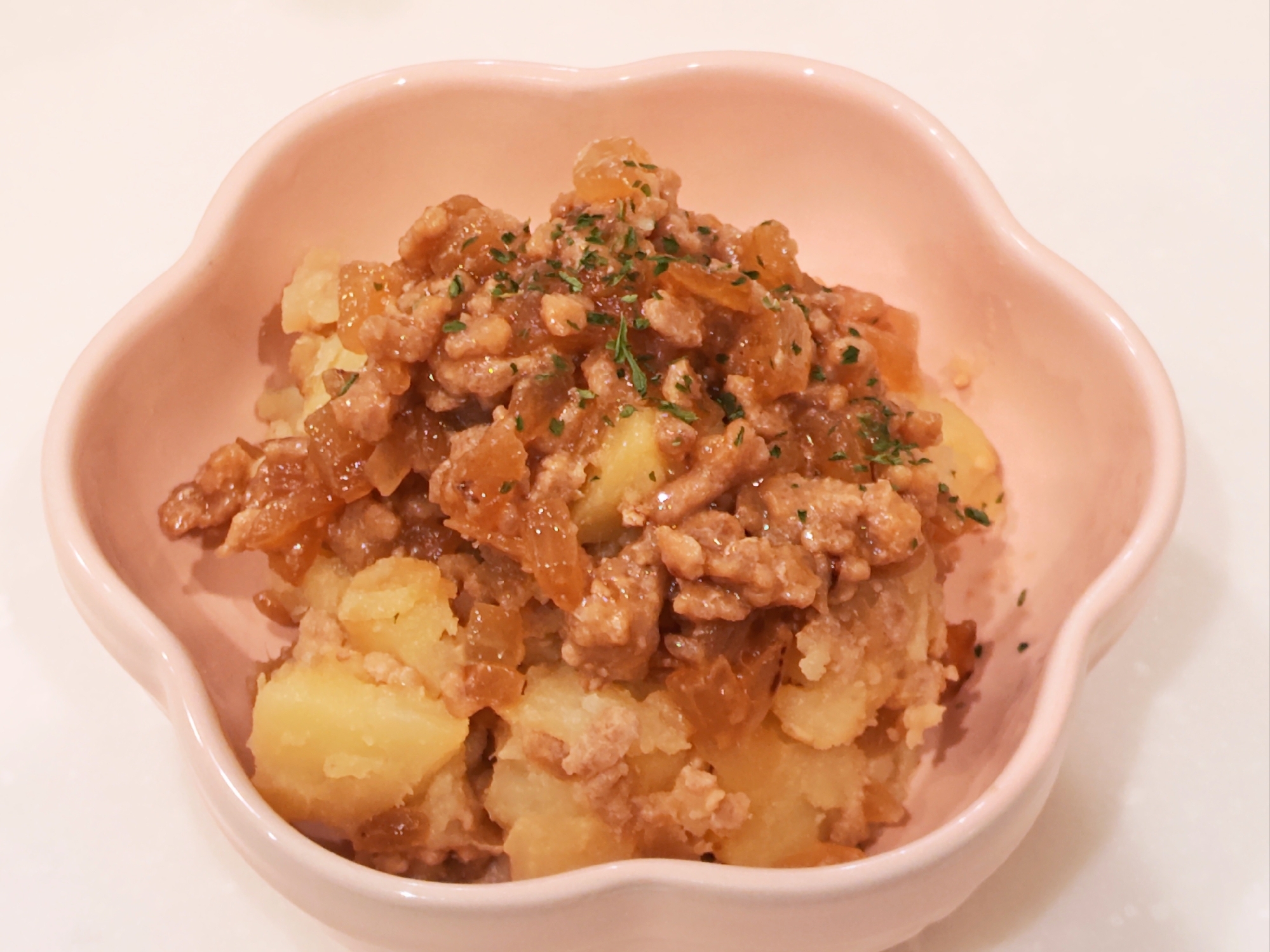 ♡肉味噌ポテトサラダ