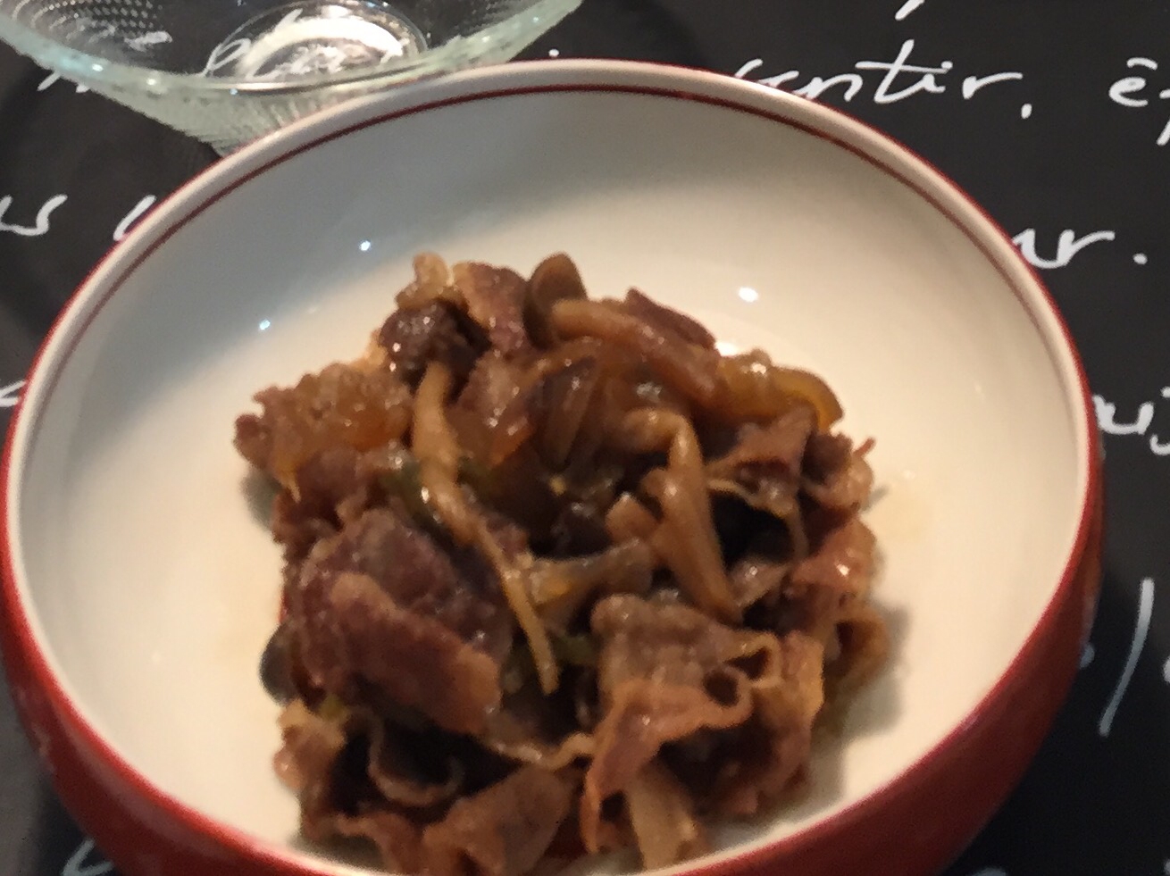牛肉の甘醤油煮