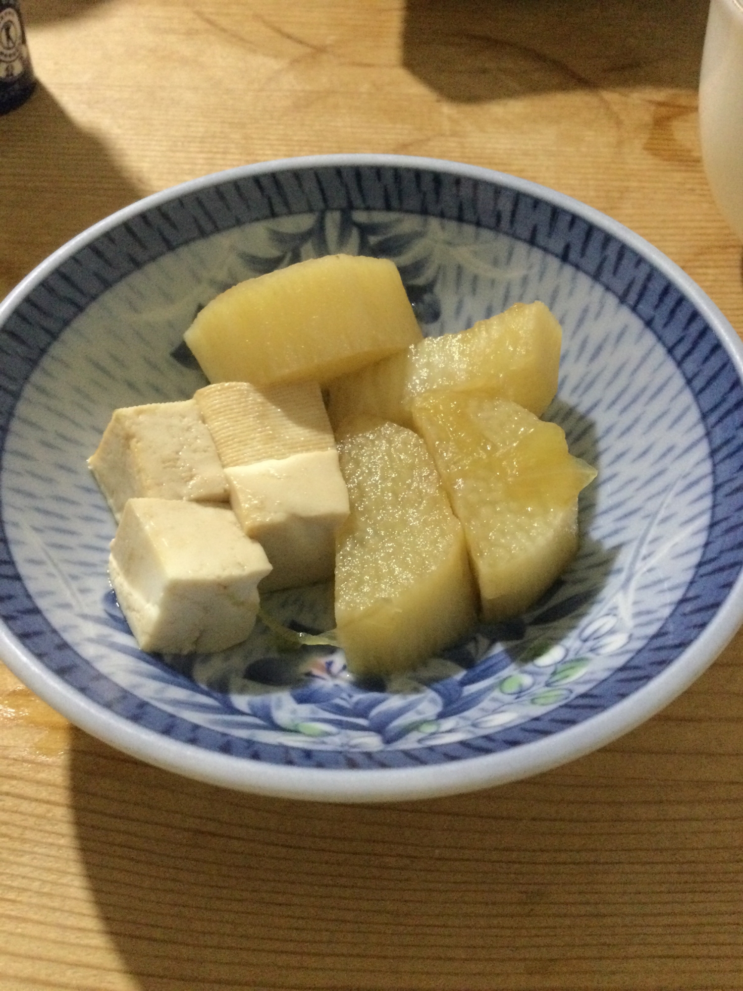 豆腐と長芋の煮物♪