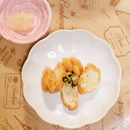 シンプルアスパラコーン天の煮物