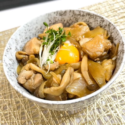 簡単！甘辛鶏丼