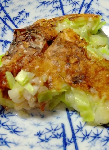 簡単に一品☆キャベツねぎ焼き！