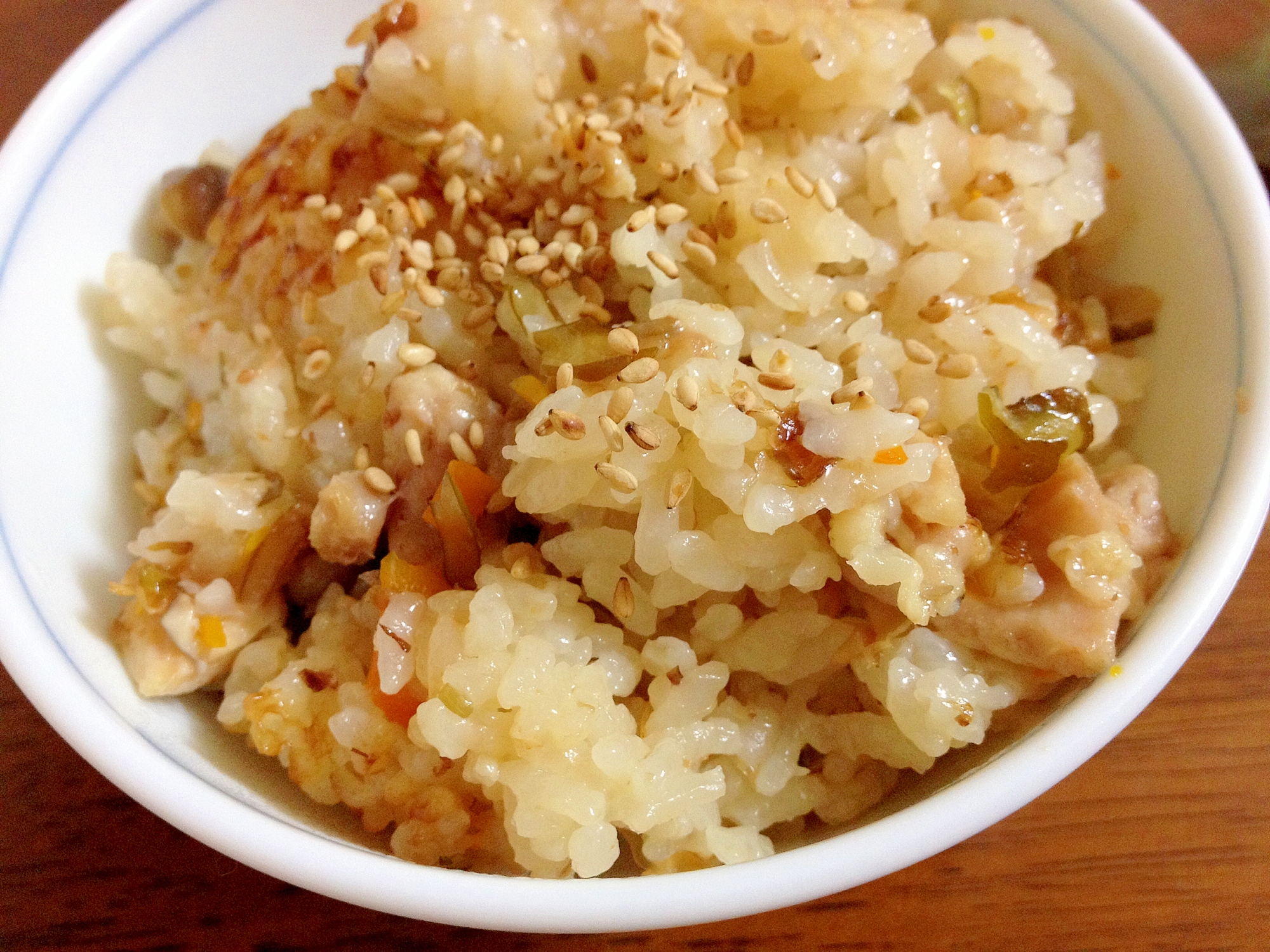 だしガラで鶏もも炊き込みご飯 レシピ 作り方 By Mi 6352 楽天レシピ