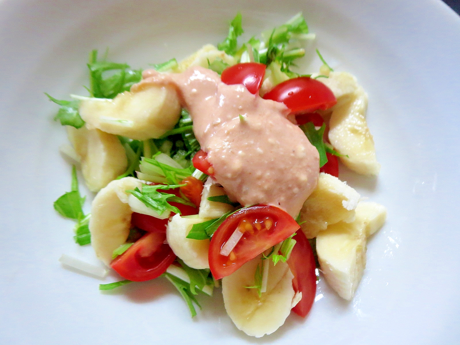 バナナと生野菜サラダ レシピ 作り方 By Libre 楽天レシピ