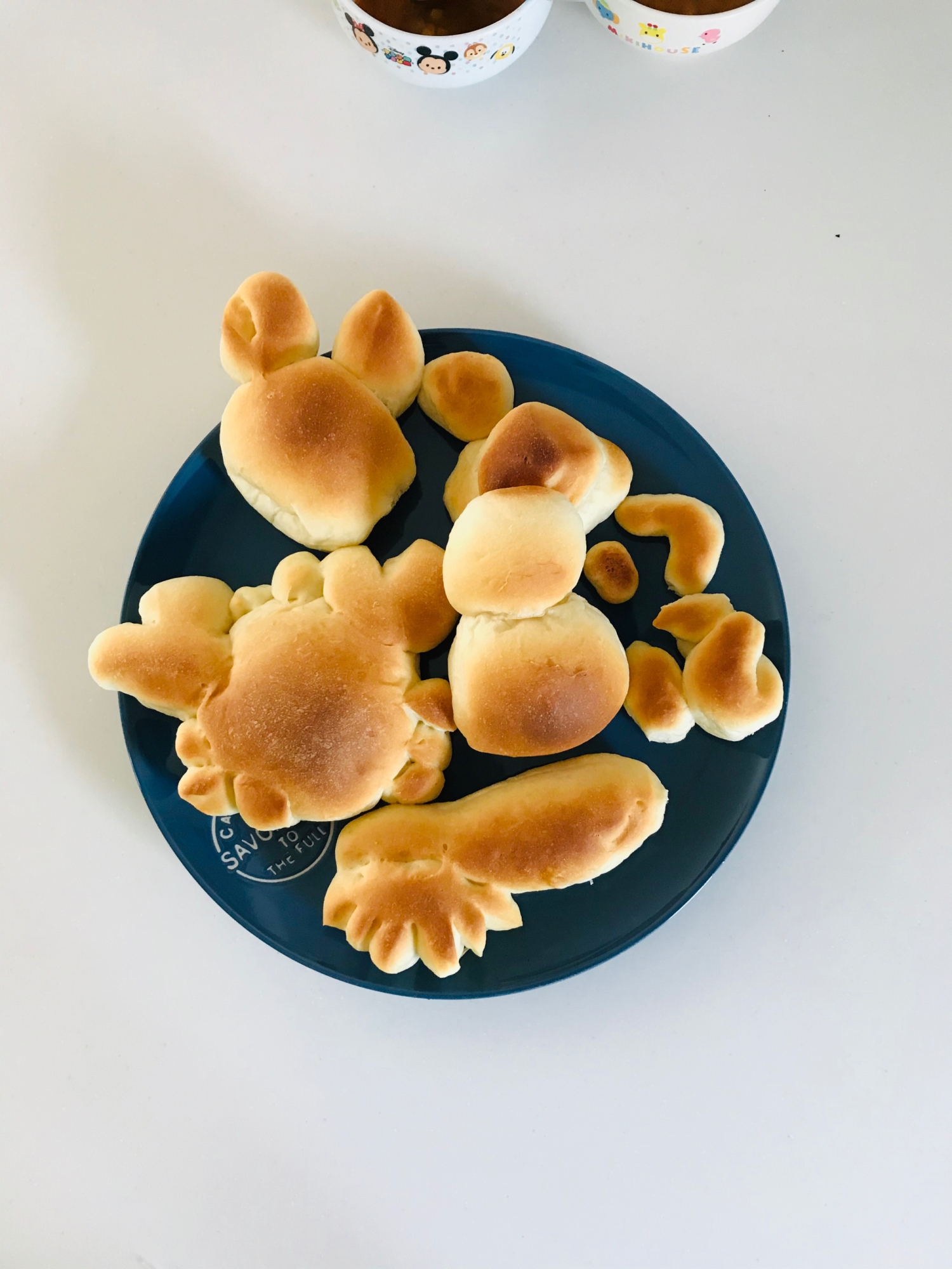 3歳の子どもと作るカラスのパン屋さんパン