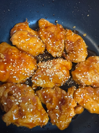 甘辛コチュジャンで韓国の鶏唐揚げ★ヤンニョムチキン