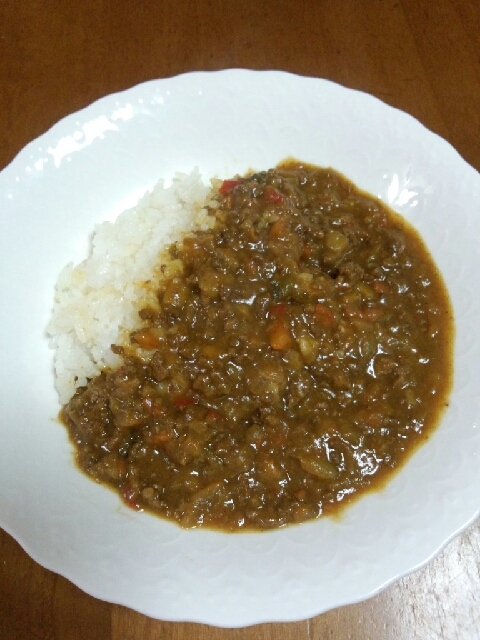 野菜たっぷり♪キーマカレー