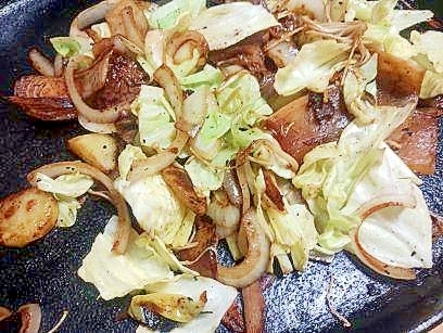 ホットプレートで　ジンギスカン