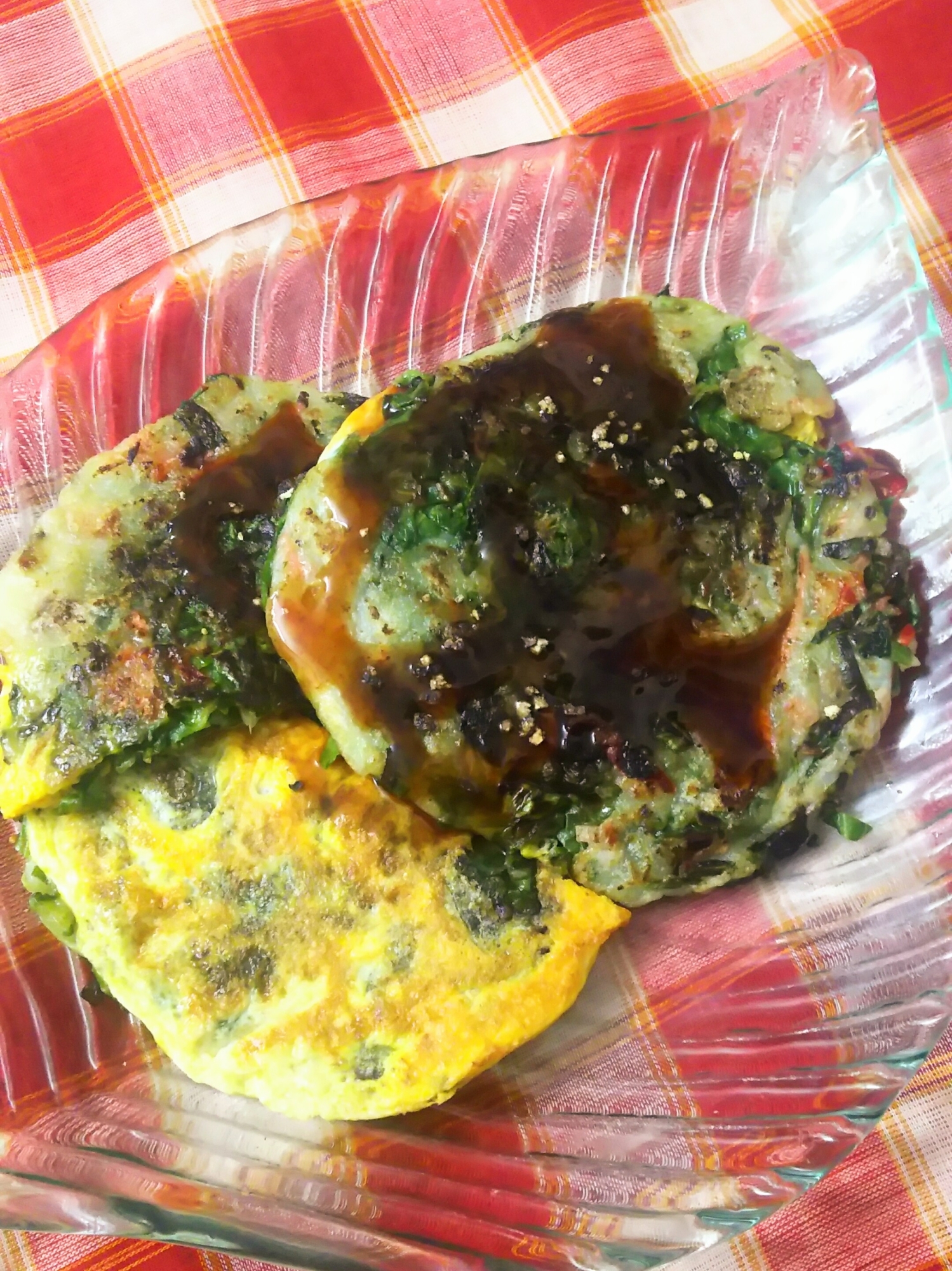 スパイシーお好み焼き(広島風)