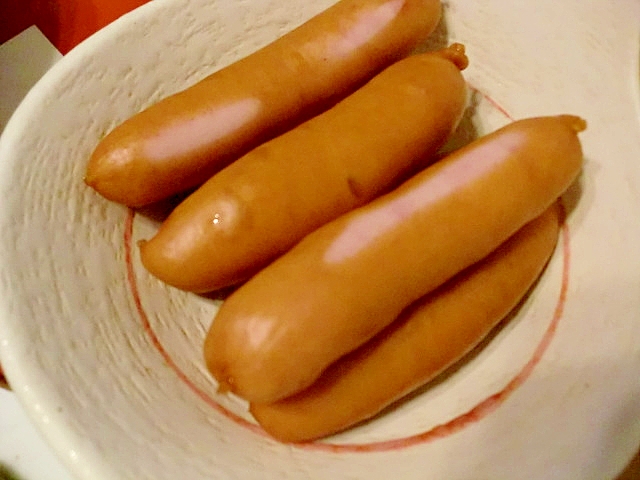 ウィンナーのガラムマサラ焼き♪