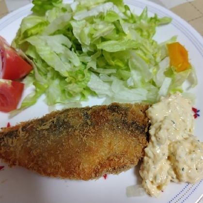 小あじでサクサクあじフライ