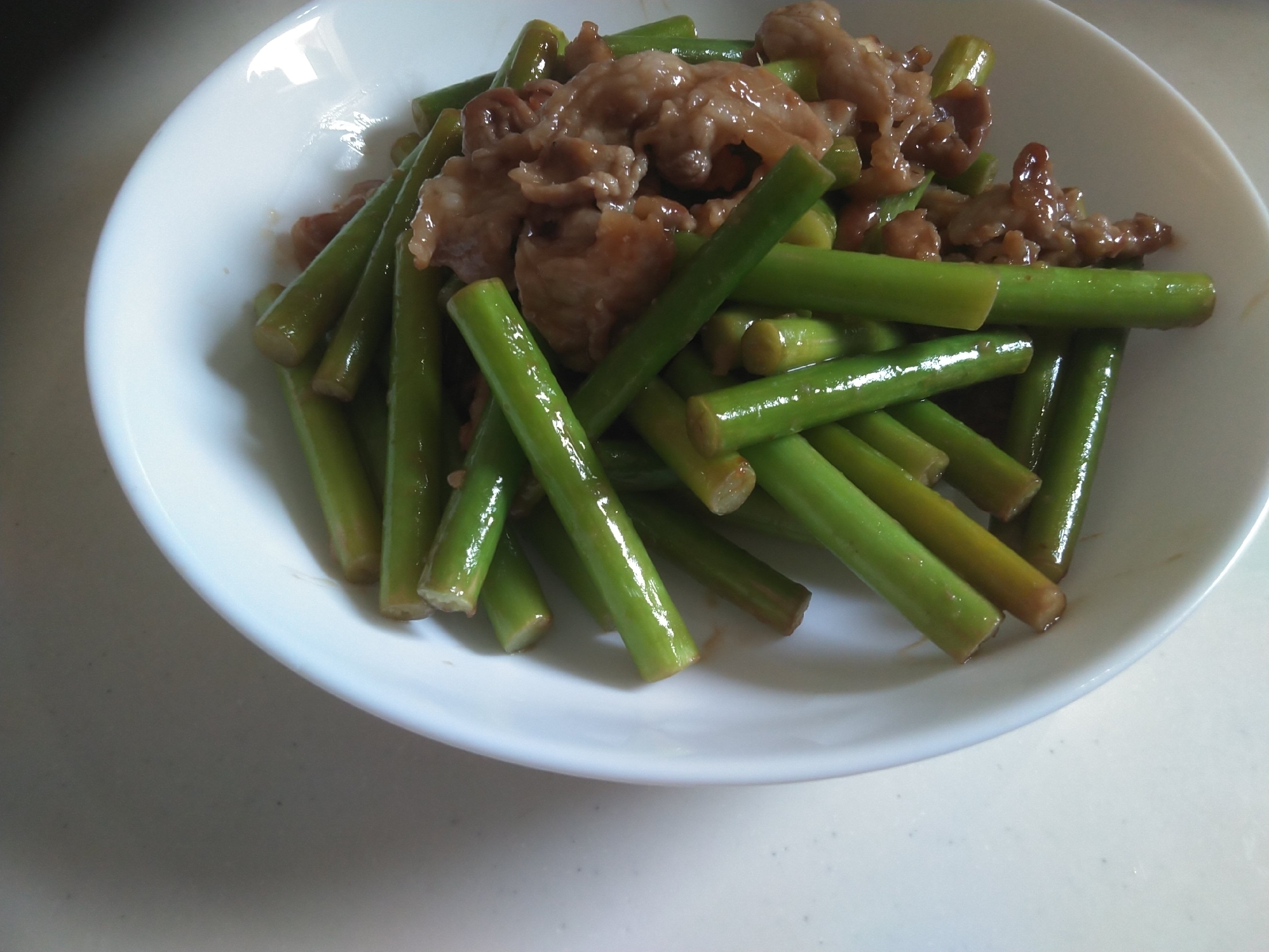 夏のスタミナ料理！にんにくの芽炒め