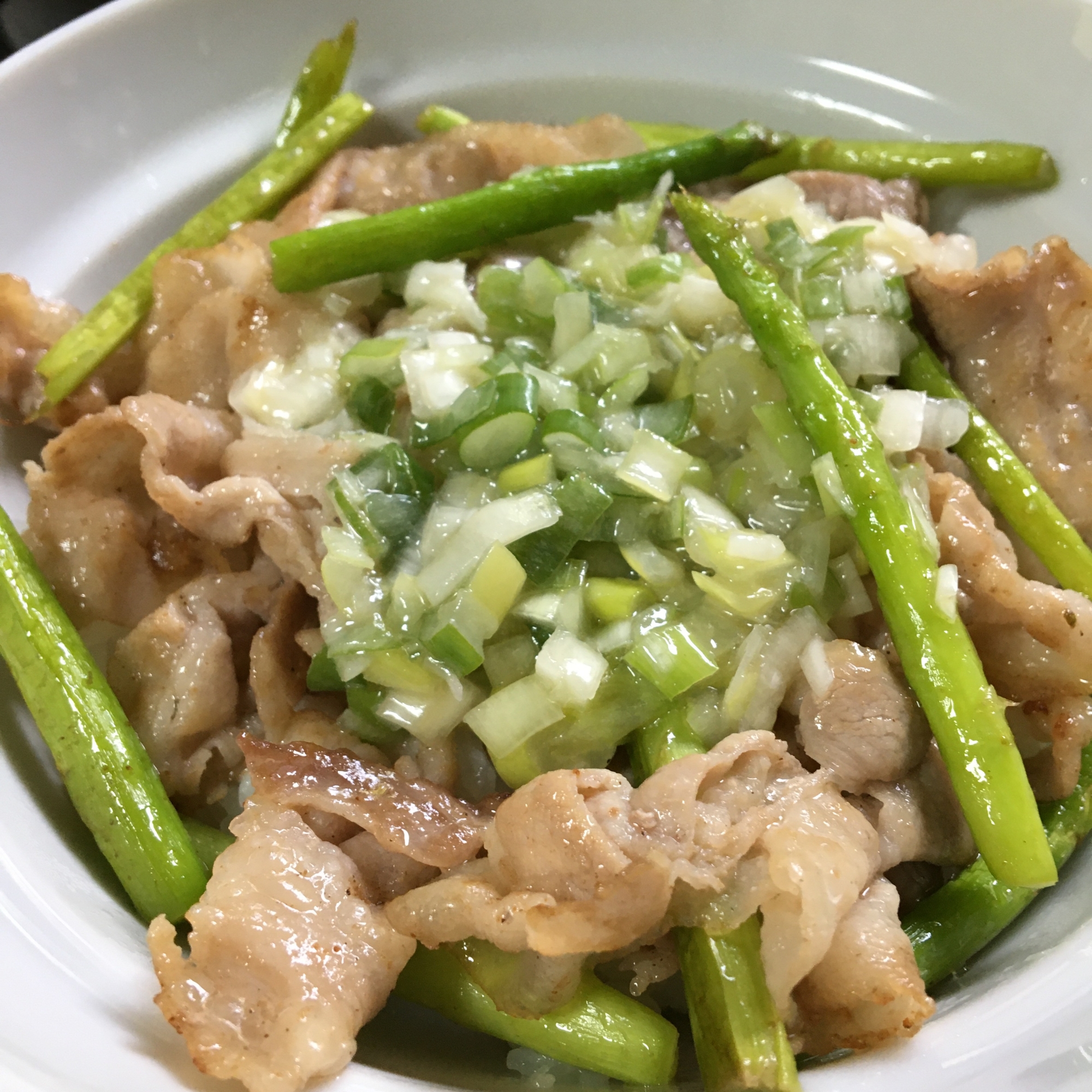 ネギ塩だれ豚丼