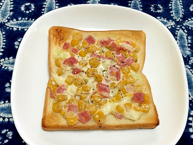ハム入りマヨコーントースト レシピ 作り方 By けいちゃん088 楽天レシピ ハム入りマヨコーントースト レシピ 作り方 By けいちゃん088 楽天レシピ