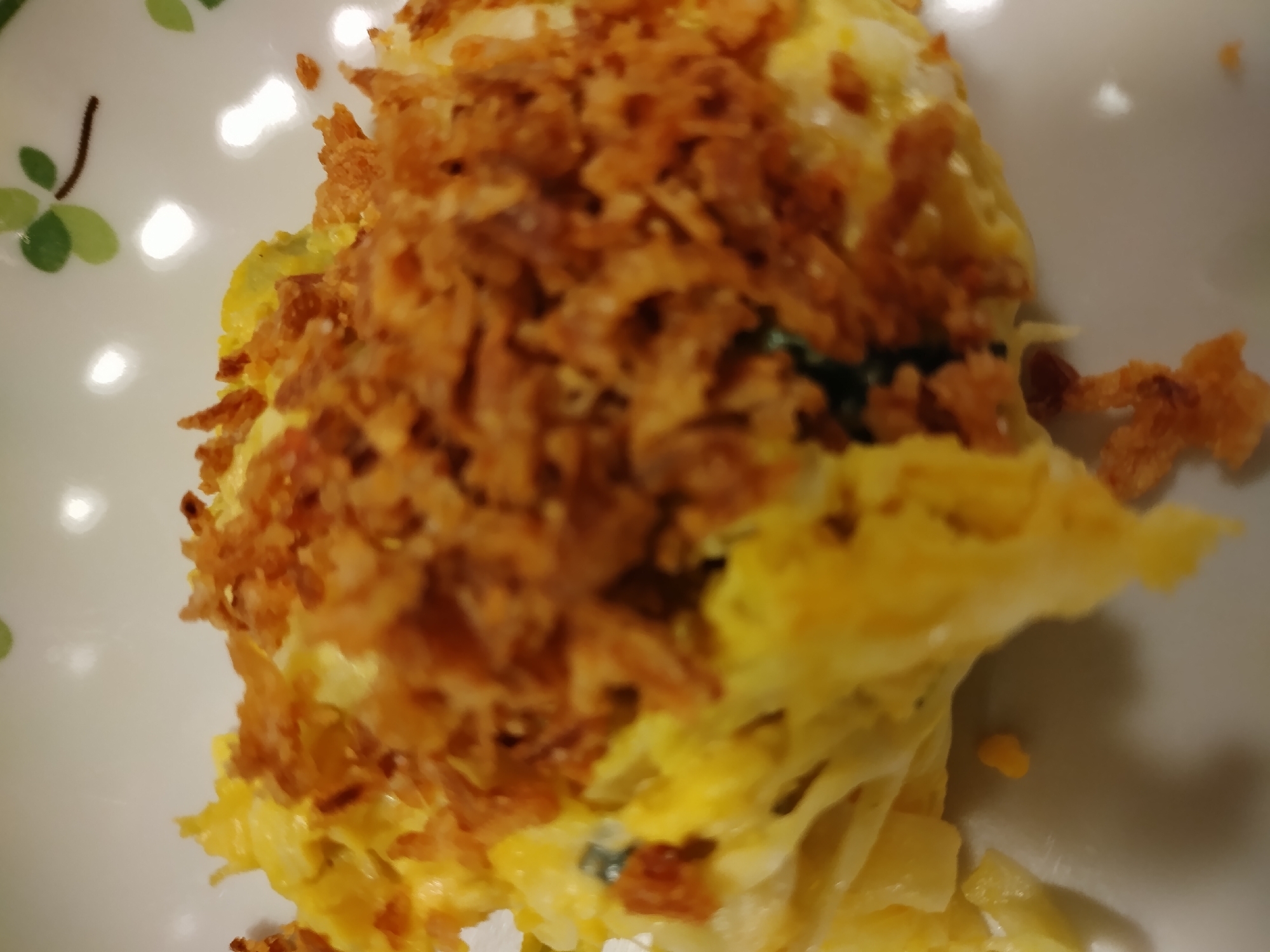 フライドオニオンのせかぼちゃと玉ねぎのサラダ