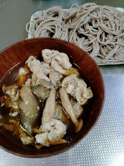 肉つけ蕎麦♪