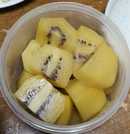 濃厚 キウイフルーツの果実酒 レシピ 作り方 By チビくまちゃん 楽天レシピ