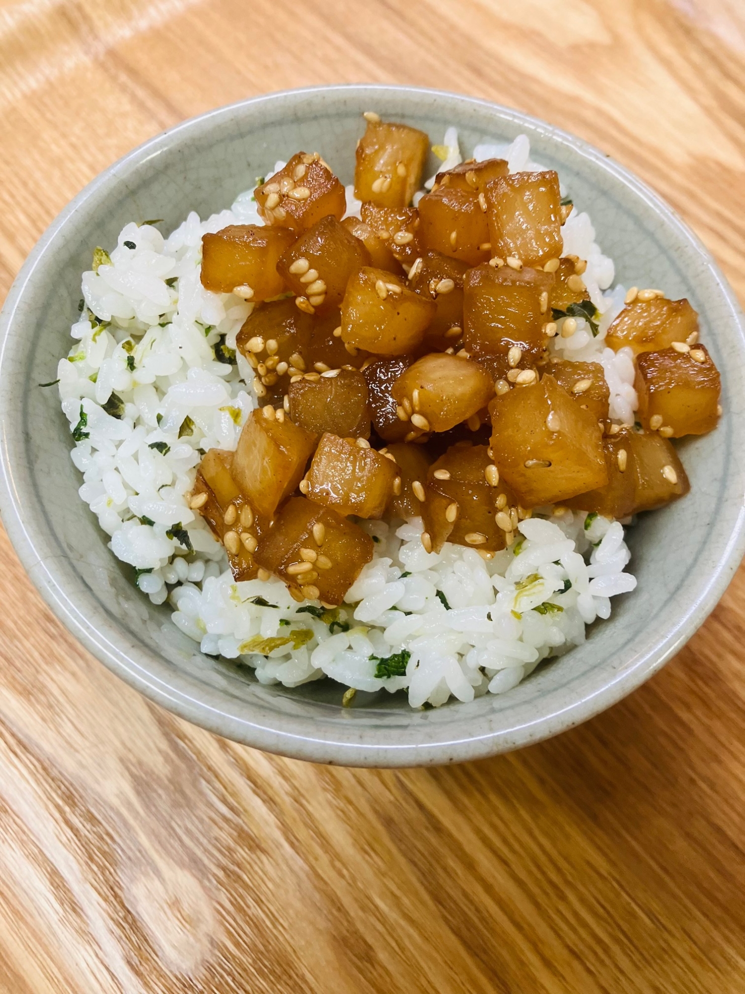 ご飯が進む‼コロコロ大根甘辛ふりかけ