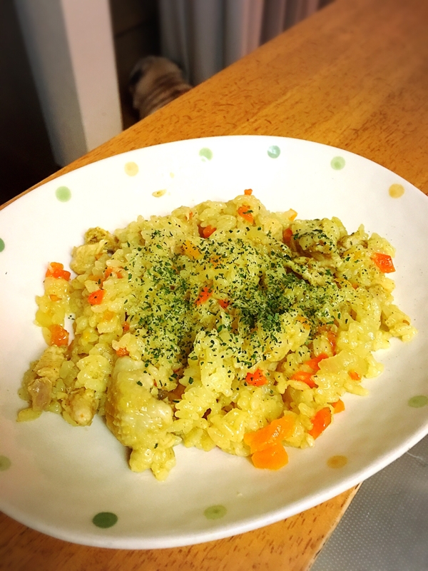 市販の素で 簡単お初 カレーピラフ レシピ 作り方 By プニプニちゃ 楽天レシピ