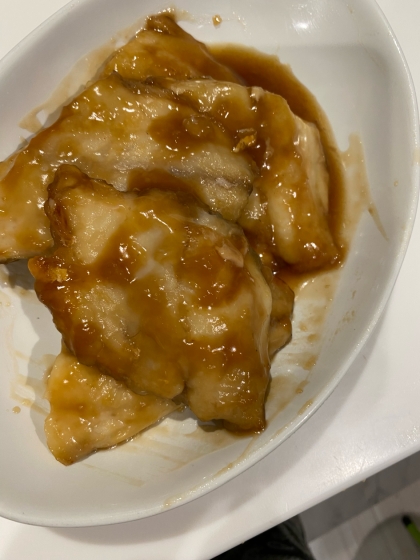 フライパンdeあじの蒲焼き