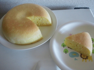 炊飯器におまかせ*簡単さつまいもケーキ