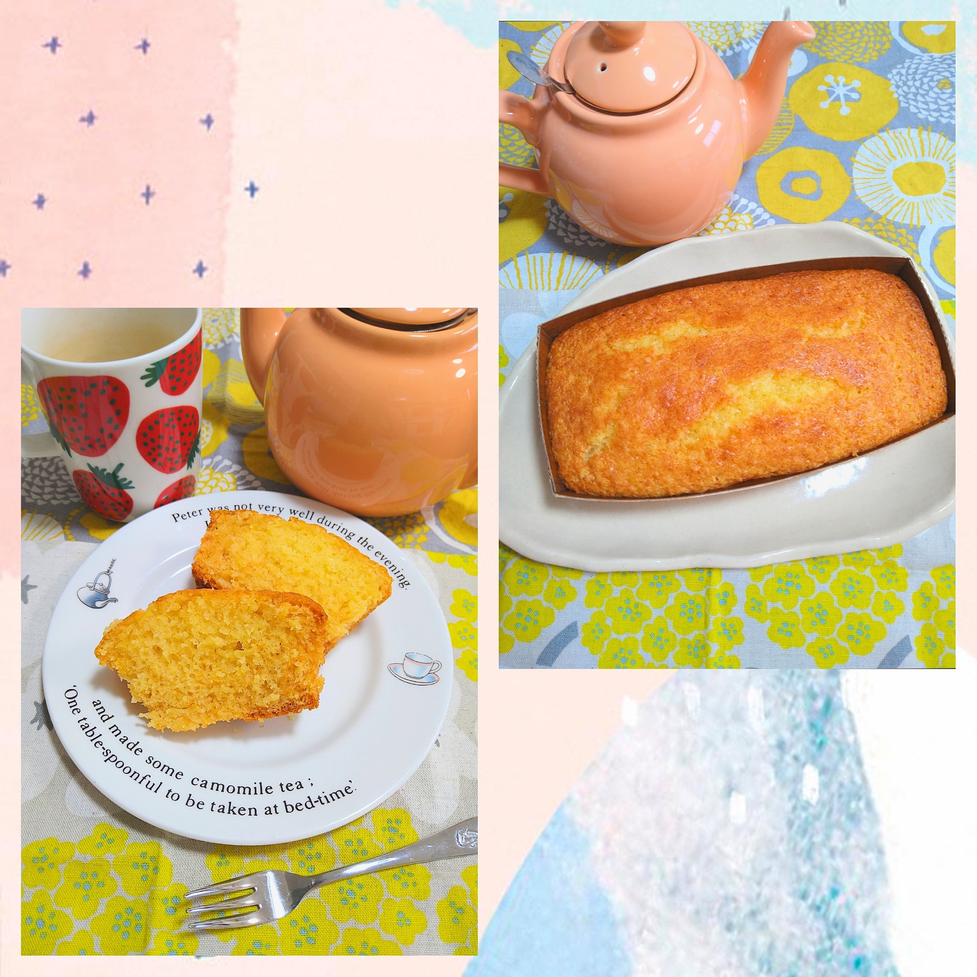 はちみつ香る♡パウンドケーキ