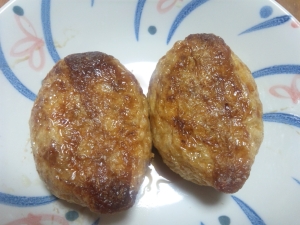 油あげが美味しい♪いなりバーグ