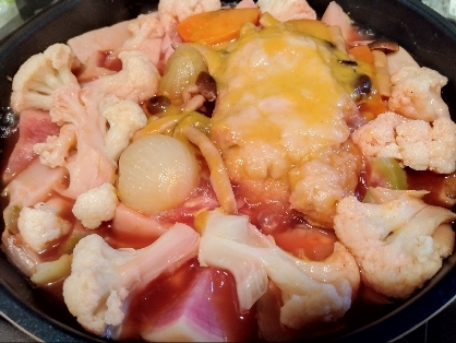 タイム＆ローリエ入り✨ハーブ香る根菜のトマト煮