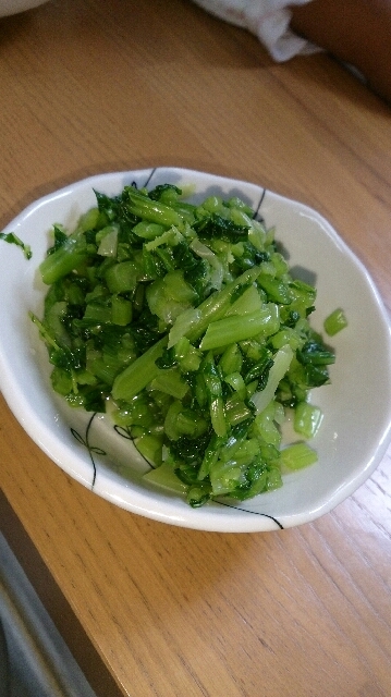 蕪のはっぱの漬物