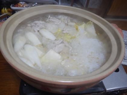 おろしポン酢で✿湯豆腐と豚しゃぶのお鍋