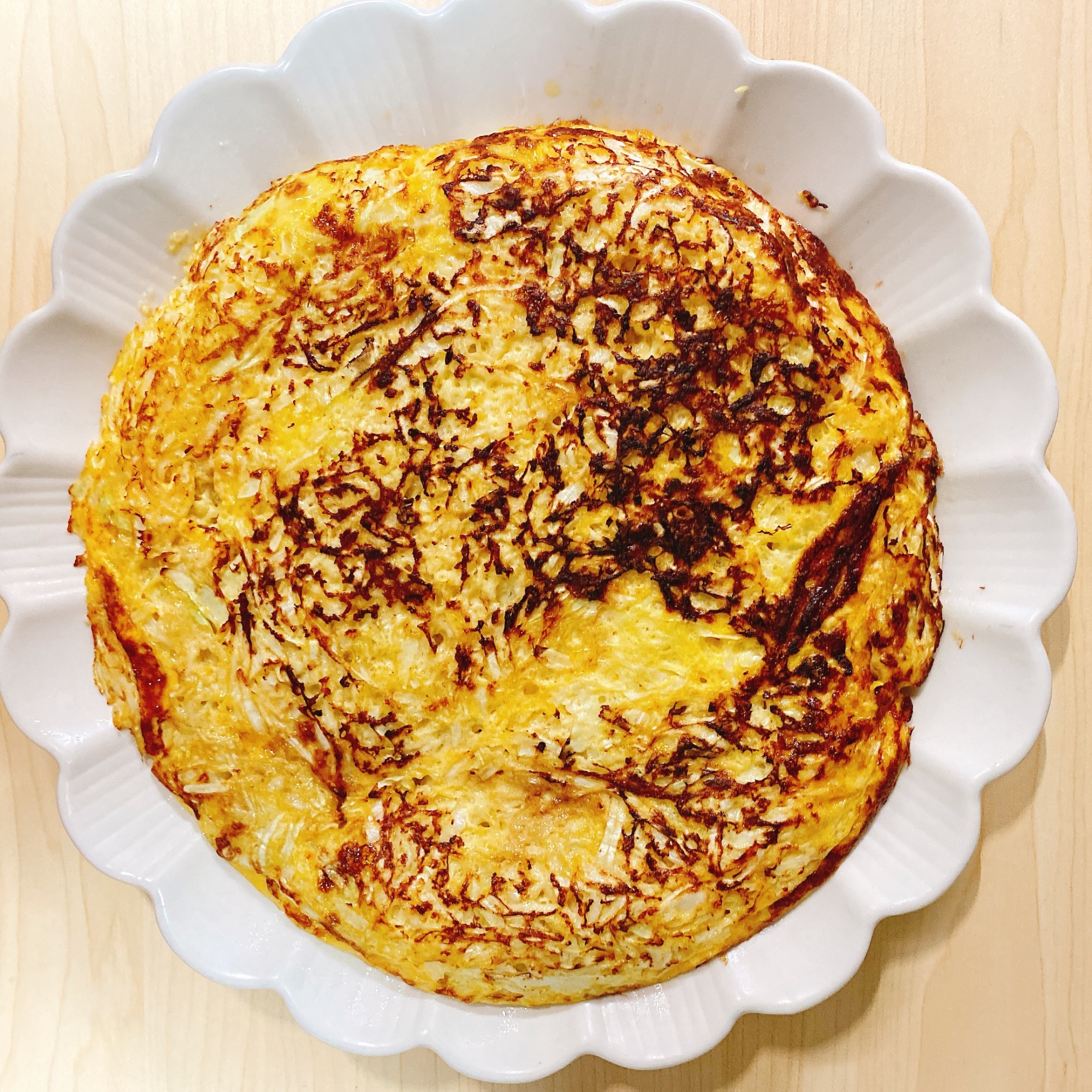 低糖質menu！キャベツ焼き(小麦粉不要)