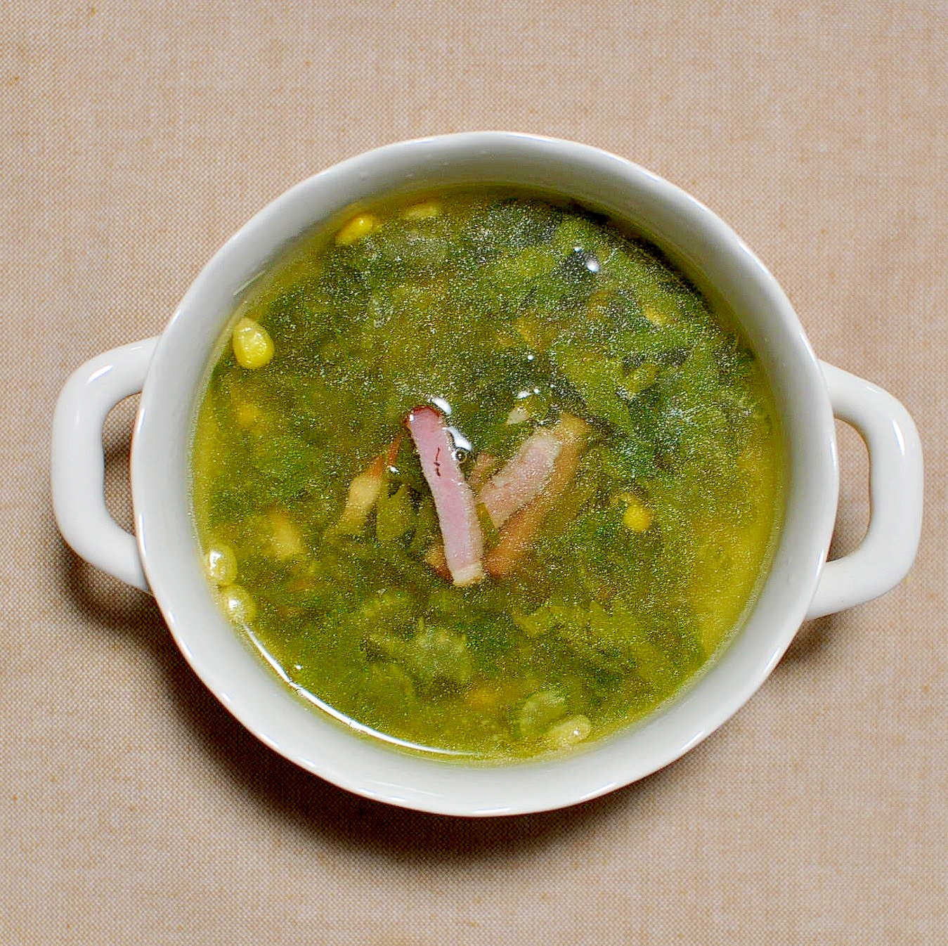 セロリの葉っぱのスープ