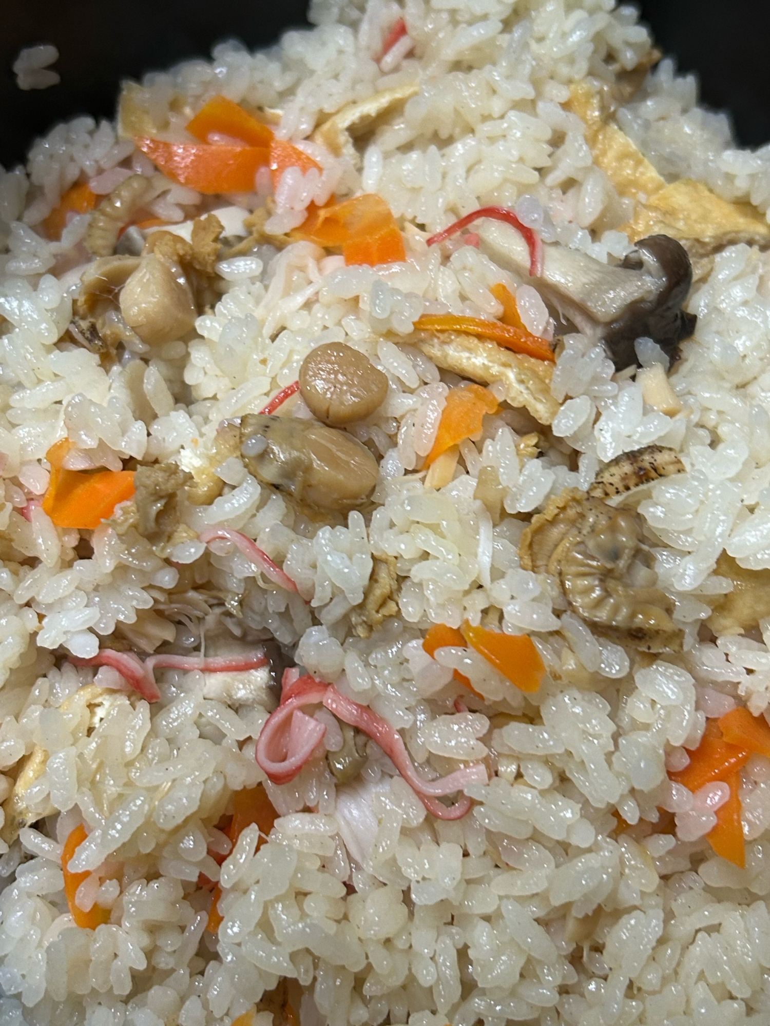 ミニほたての炊き込みご飯